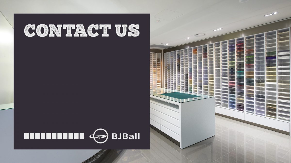 BJ Ball Designline Sample Range Shelves